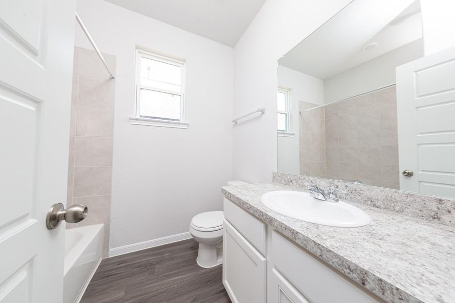 Furnished interior view inside a new home in Granger Pines, Conroe (Image 3). Furnished interior view inside a new home in Granger Pines, Conroe (Image 3).