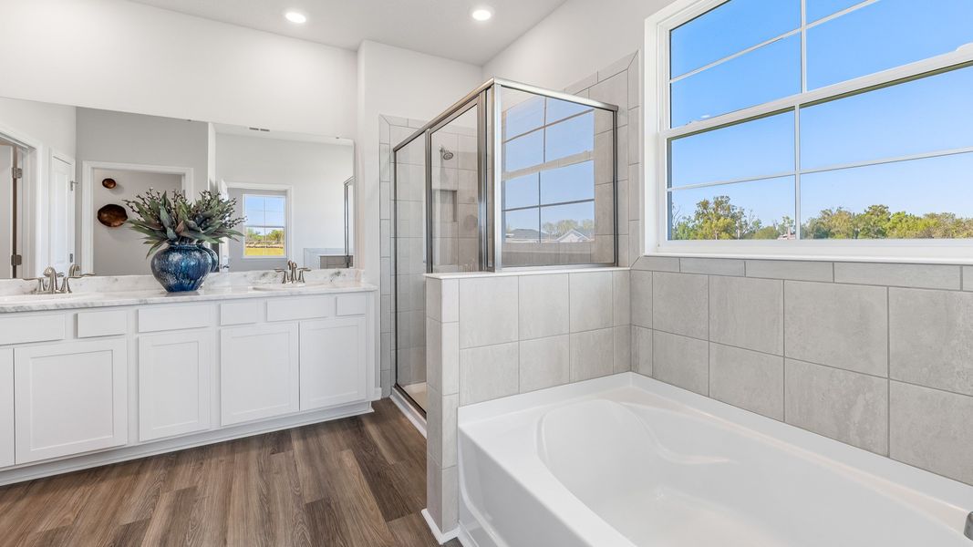 Representative furnished interior of a home built from the Camden by D.R. Horton in Solera at Lakewood Ranch, Lakewood Ranch (Image 15).