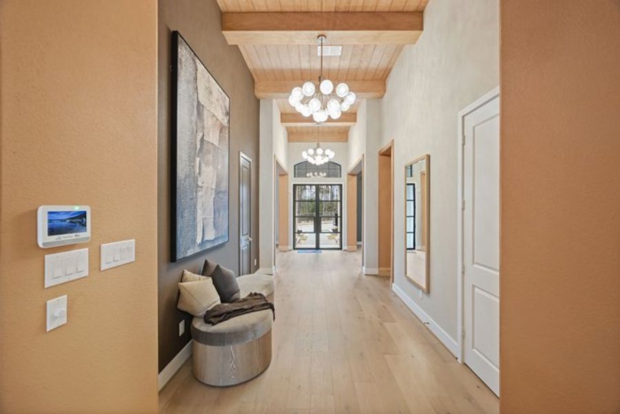 Furnished interior view inside a new home in Wildtree 70', Montgomery (Image 46).