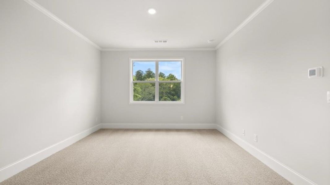 Spacious, unfurnished interior of a new home in Hamptons at Riverwood North, Dallas (Image 18).