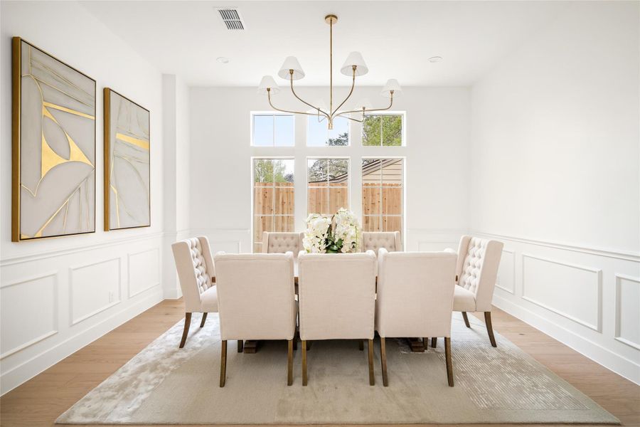 Furnished interior view inside a new home in , Houston (Image 27).