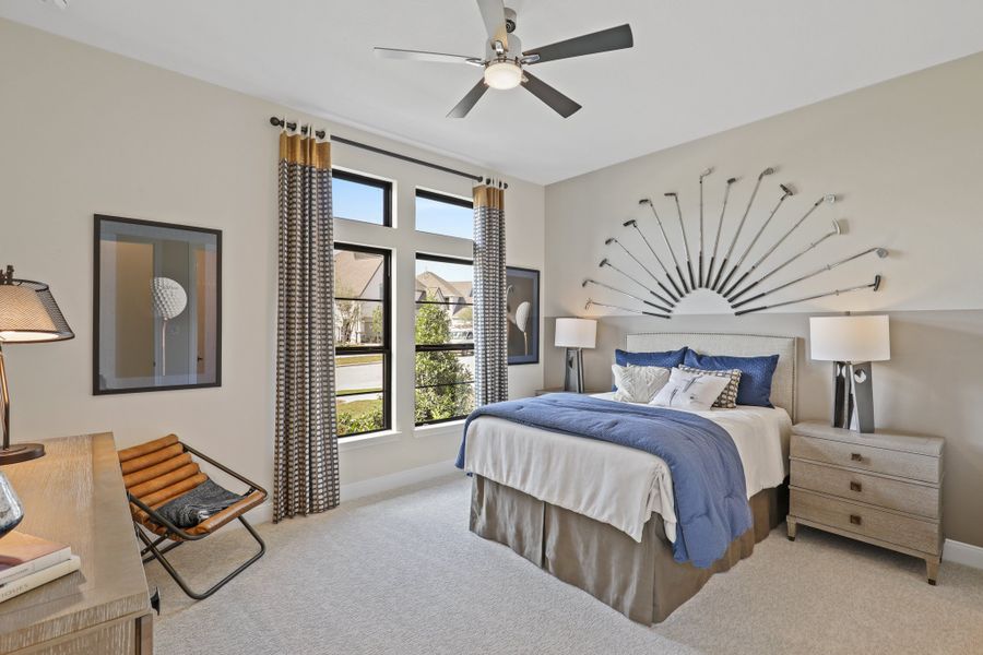 Furnished interior view inside a new home in Bridgeland 45', 50', 70', Cypress (Image 35).