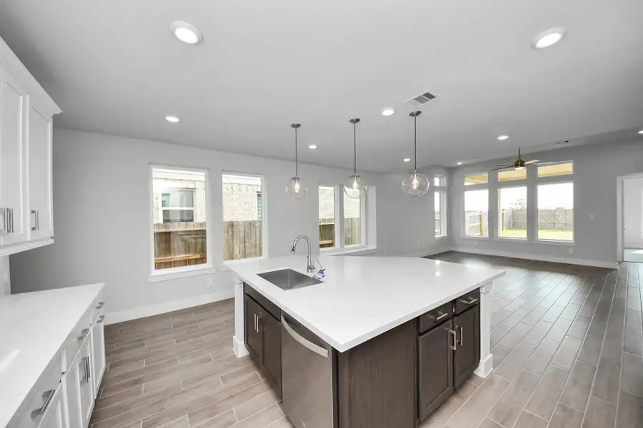 Furnished interior view inside a new home in Amira: Premier Collection, Tomball (Image 4).