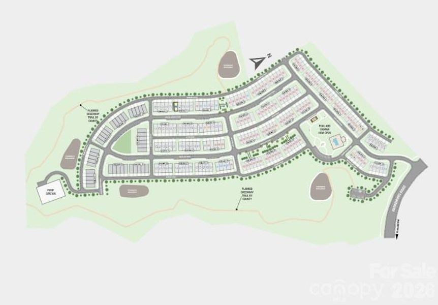Ridge at Sugar Creek Community Site Map