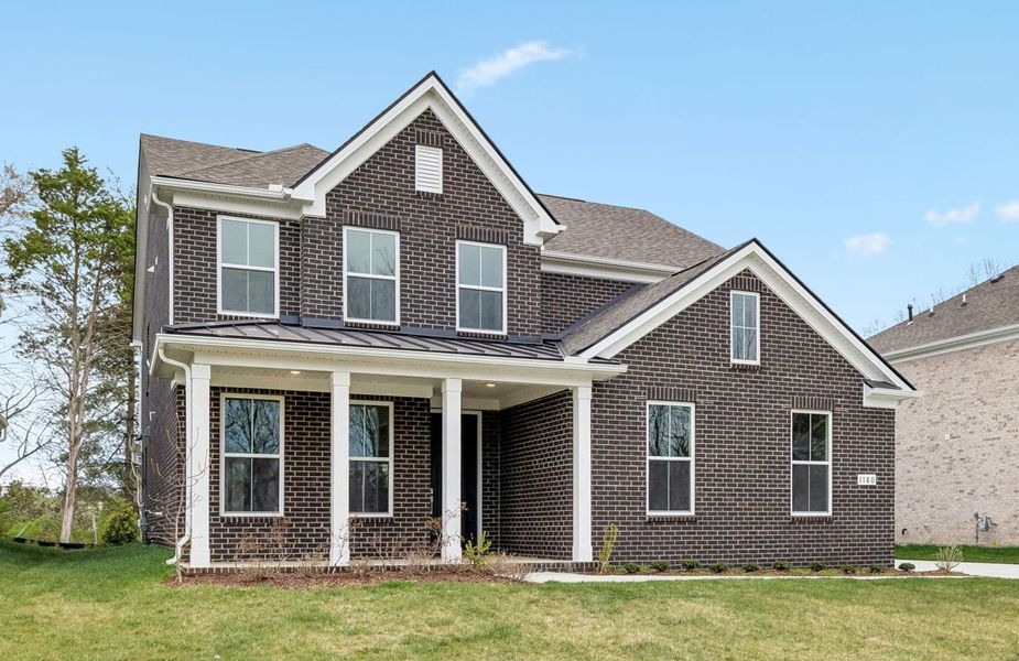 Front exterior of a new home in Devonshire, Mount Juliet, TN, highlighting curb appeal (Image 26).