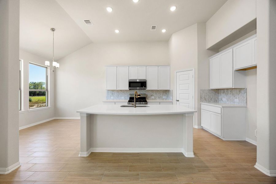 Furnished interior view inside a new home in Southfork Ranch, Sealy (Image 5).