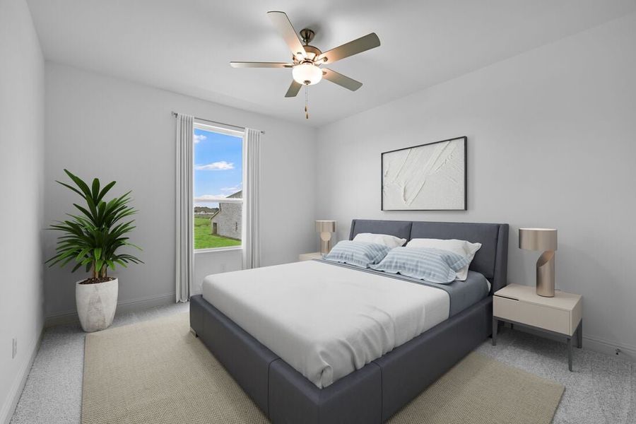 Representative furnished interior of a home built from the Ruby by Taylor Morrison in The Ridge at Northlake, Argyle (Image 14).