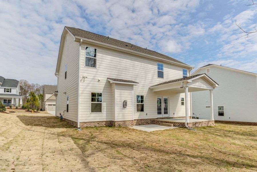 Representative exterior details of a home built from the Brunswick by Caviness & Cates Communities in Maggie Way, Wendell (Image 34). Representative exterior details of a home built from the Brunswick by Caviness & Cates Communities in Maggie Way, Wendell (Image 34).
