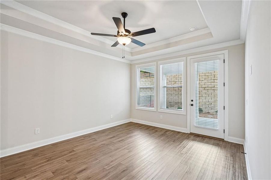 Spacious, unfurnished interior of a new home in Promenade at Sawnee Village, Cumming (Image 22).