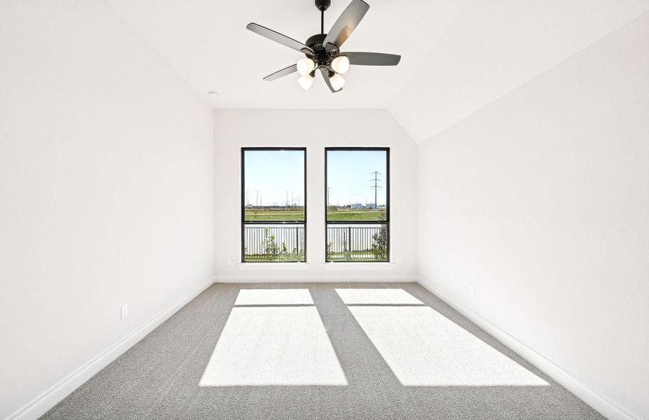 Spacious, unfurnished interior of a new home in Bridgeland 60′, Cypress (Image 36).