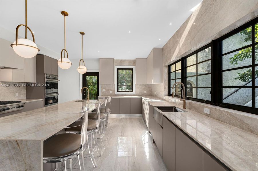 Furnished interior view inside a new home in , Miami (Image 14).