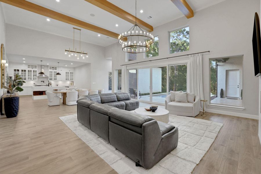 Furnished interior view inside a new home in , Tomball (Image 12).