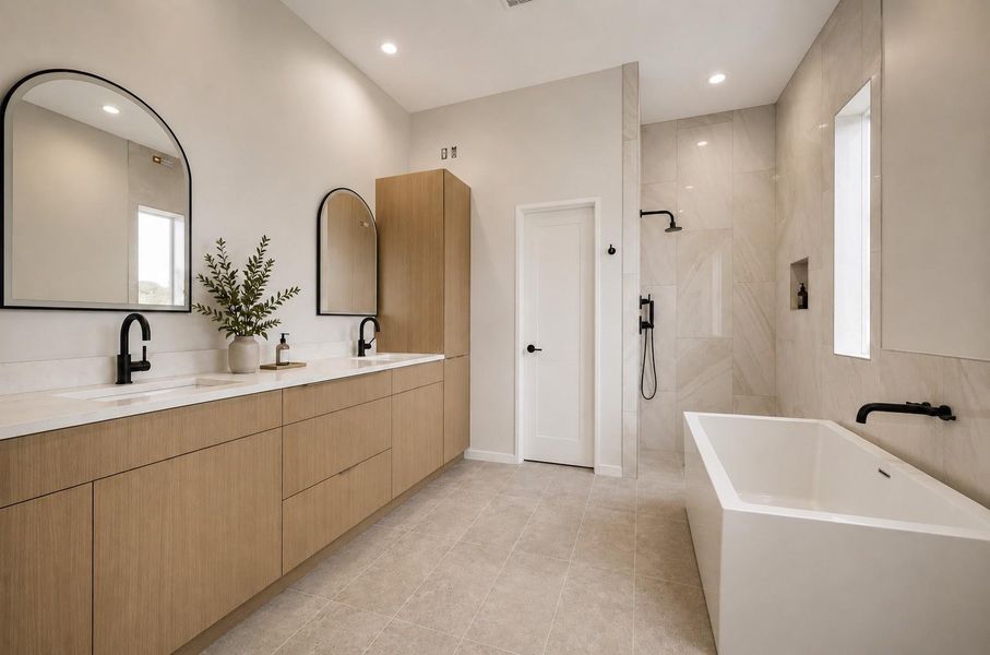 Rendering: Primary Bath Rendering: Primary Bath
