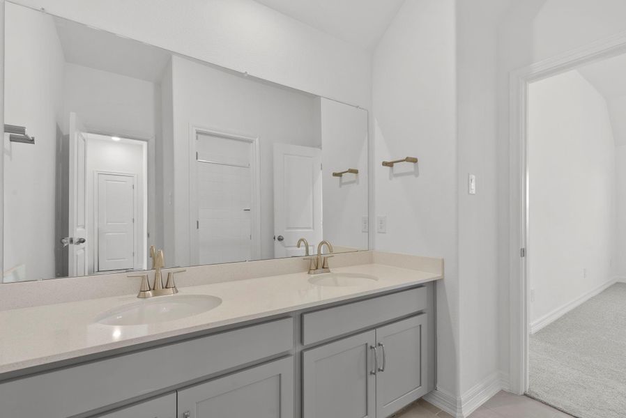 Furnished interior view inside a new home in Westland Ranch, League City (Image 4).