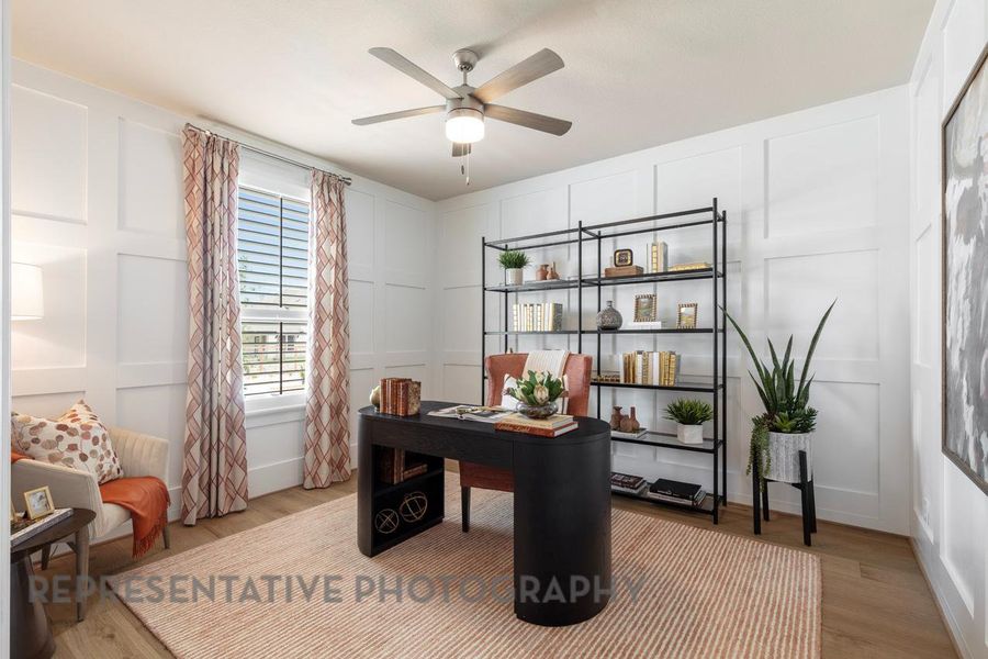 Furnished interior view inside a new home in Easton Park, Austin (Image 14). Furnished interior view inside a new home in Easton Park, Austin (Image 14).