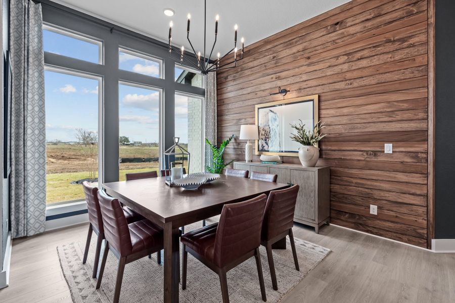 Representative furnished interior of a home built from the Silas by Chesmar Homes in Sienna Lakes, San Antonio (Image 4).
