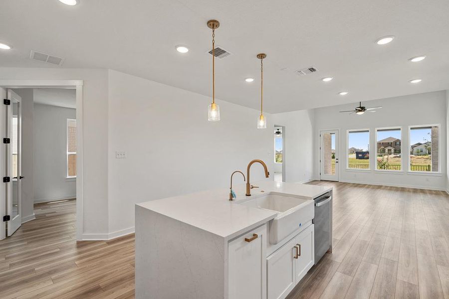 Furnished interior view inside a new home in Flora, Hutto (Image 9).