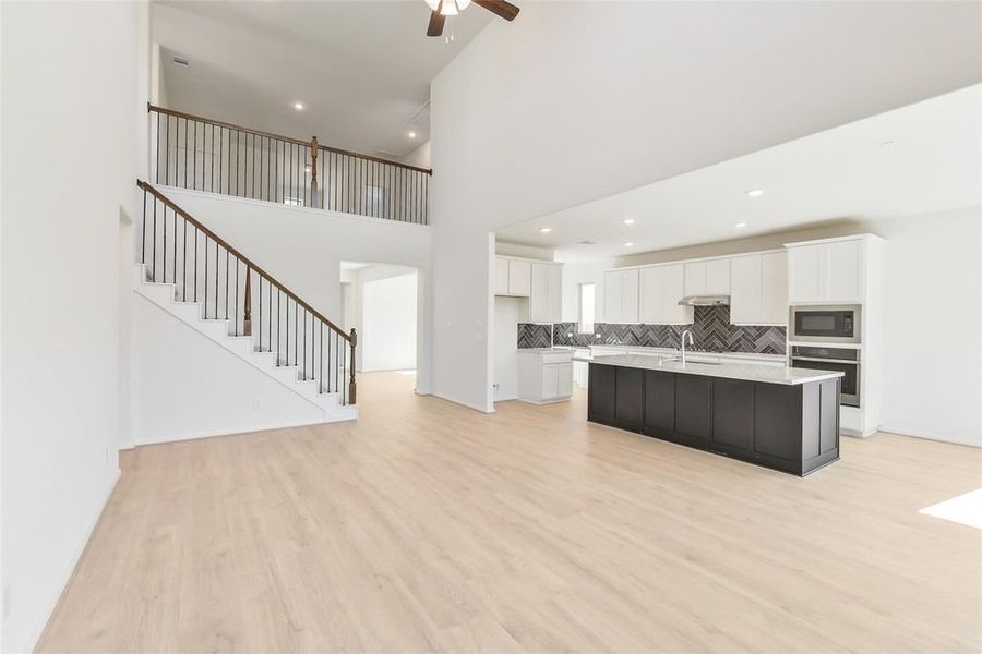 Furnished interior view inside a new home in Stone Creek Ranch, Hockley (Image 2). Furnished interior view inside a new home in Stone Creek Ranch, Hockley (Image 2).