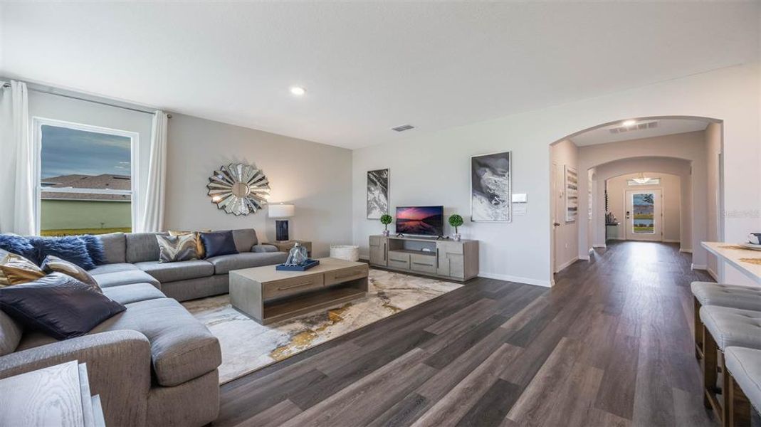 Furnished interior view inside a new home in Kindred, Kissimmee (Image 16).