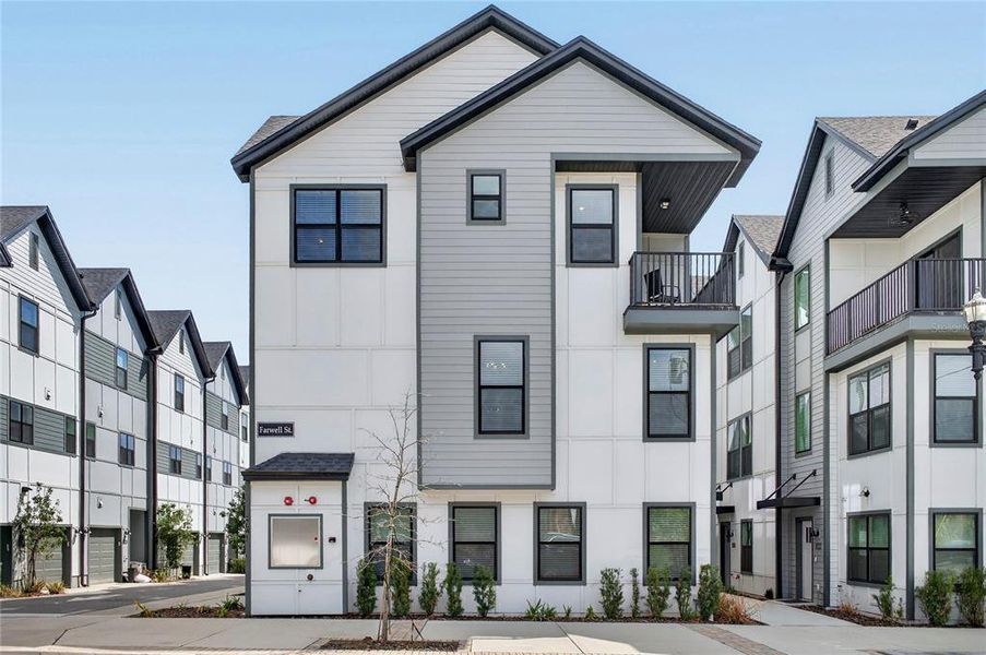 Front exterior of a new home in , Jacksonville, FL, highlighting curb appeal (Image 28).