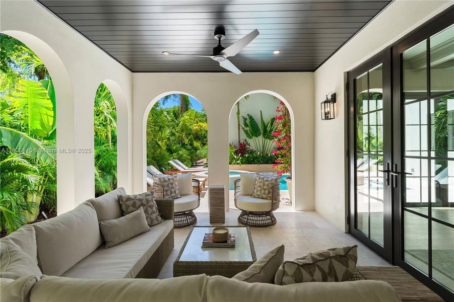 Furnished interior view inside a new home in , Miami (Image 5).