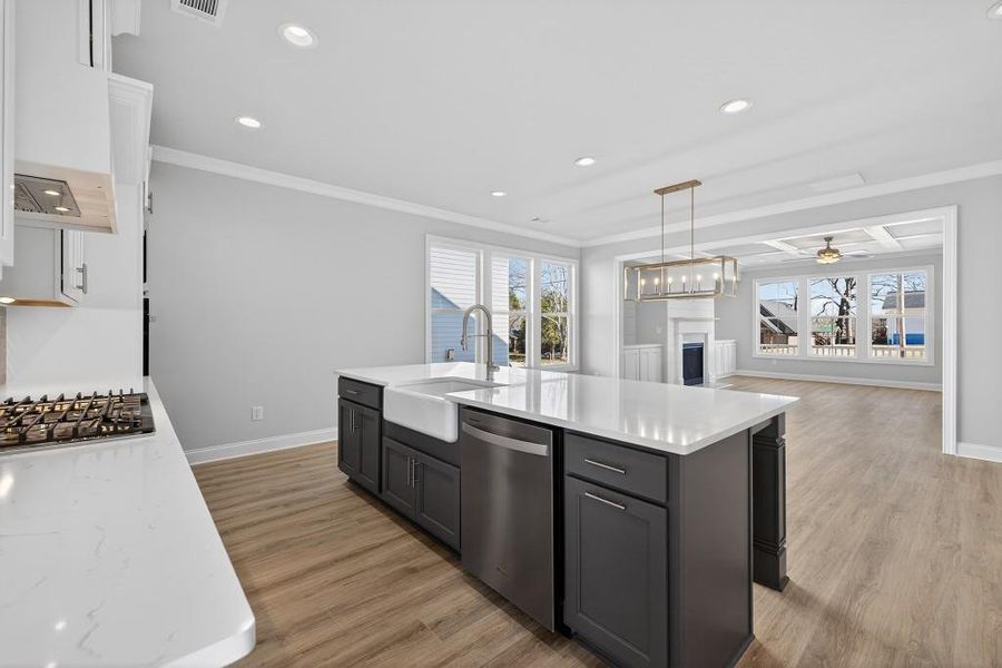 Furnished interior view inside a new home in Hemingway, Flowery Branch (Image 6).