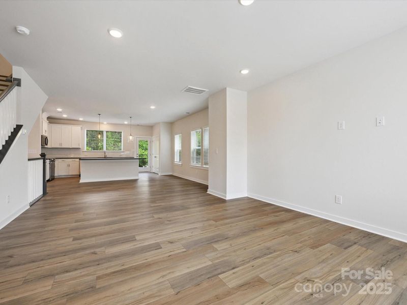 Spacious, unfurnished interior of a new home in Central Living at Craig, Charlotte (Image 27).