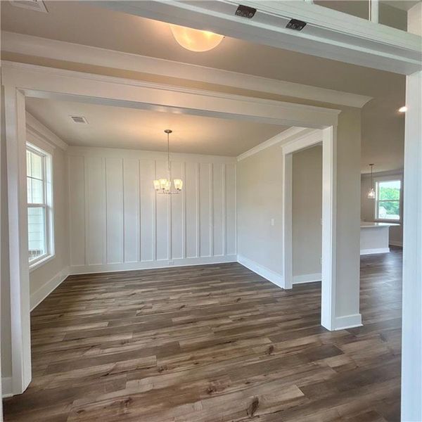 Spacious, unfurnished interior of a new home in Rosewood Lake Estates, Hoschton (Image 30). Spacious, unfurnished interior of a new home in Rosewood Lake Estates, Hoschton (Image 30).