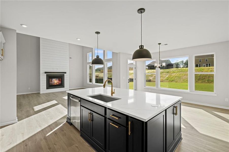 Furnished interior view inside a new home in Pickens Bluff, Hiram (Image 5).