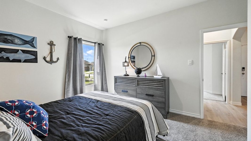 Representative furnished interior of a home built from the Ivery II by D.R. Horton in Elevon, Lavon (Image 17).