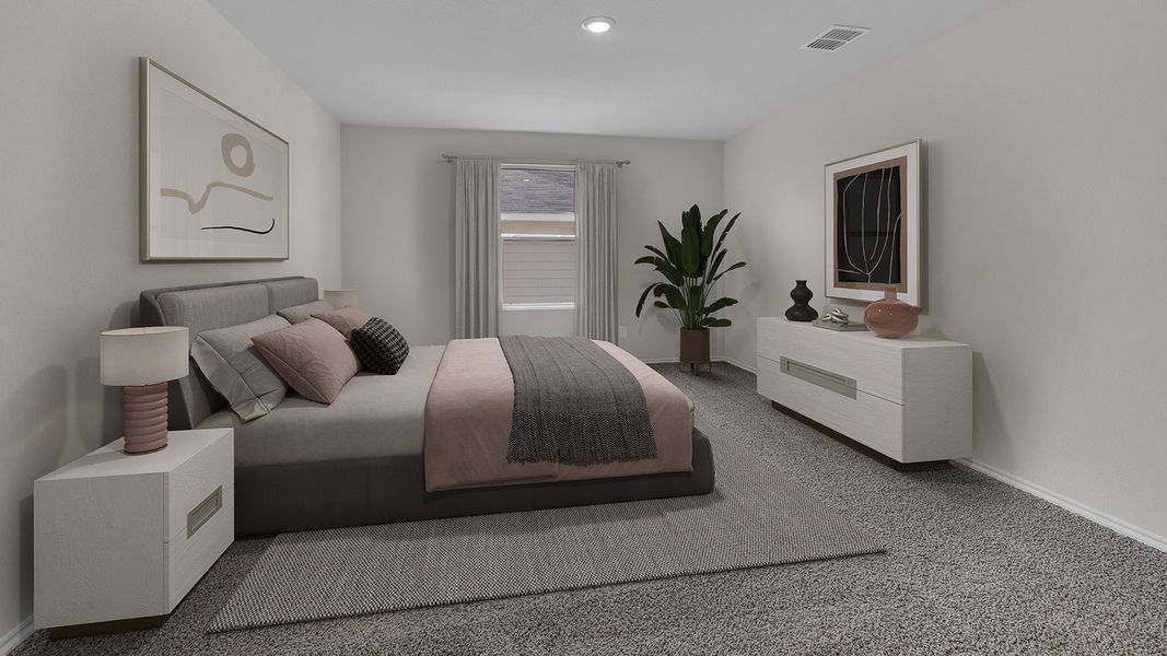 Representative furnished interior of a home built from the The Davis by D.R. Horton in Ladera, Luling (Image 15).
