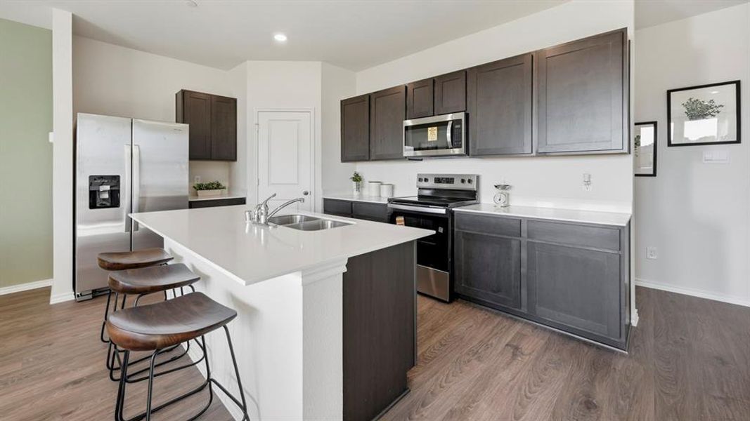 Furnished interior view inside a new home in Arbor Trails South, Princeton (Image 31).