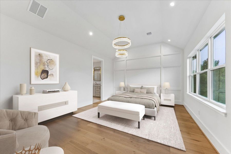 Furnished interior view inside a new home in , Houston (Image 9). Furnished interior view inside a new home in , Houston (Image 9).