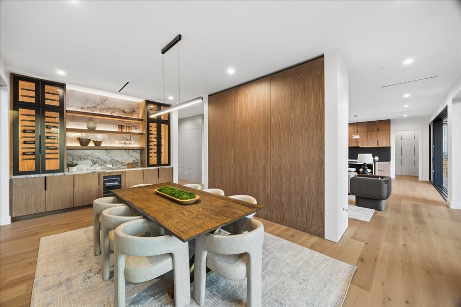 Furnished interior view inside a new home in , Bellaire (Image 14).