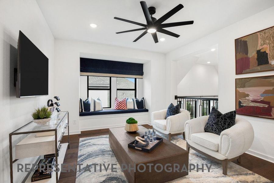Furnished interior view inside a new home in Jordan Ranch, Fulshear (Image 11).