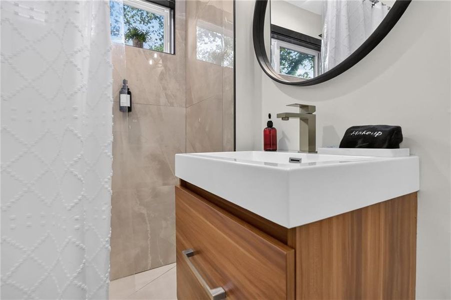 Close-up of interior finishes inside a home in , Atlanta (Image 22).