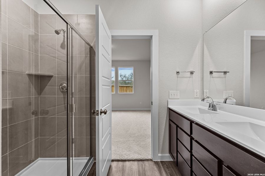 Furnished interior view inside a new home in Park Place, New Braunfels (Image 6).