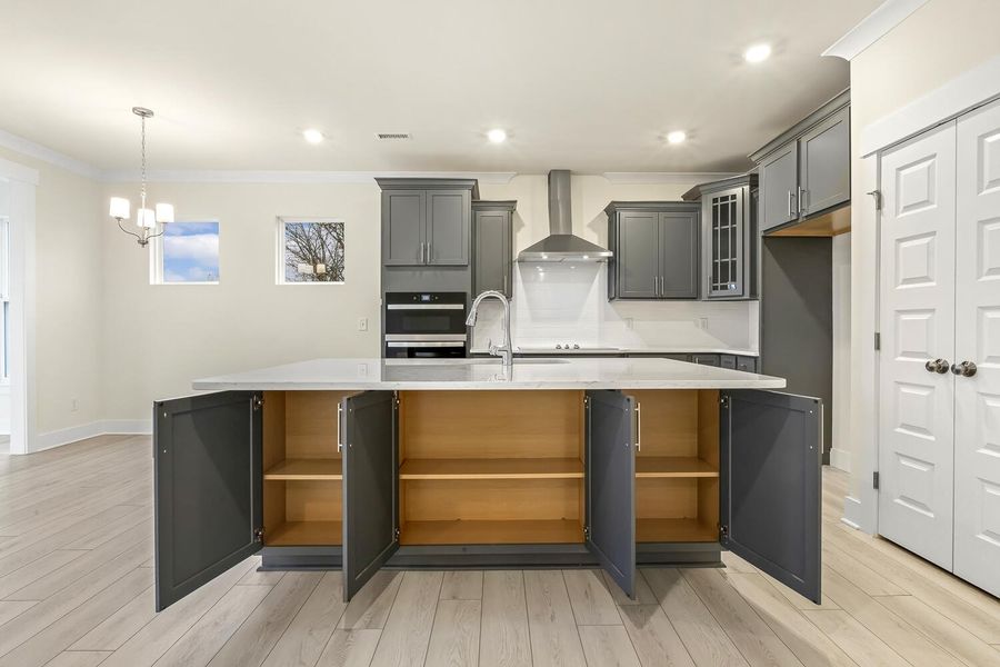 Furnished interior view inside a new home in Browning Mill, Wendell (Image 9).