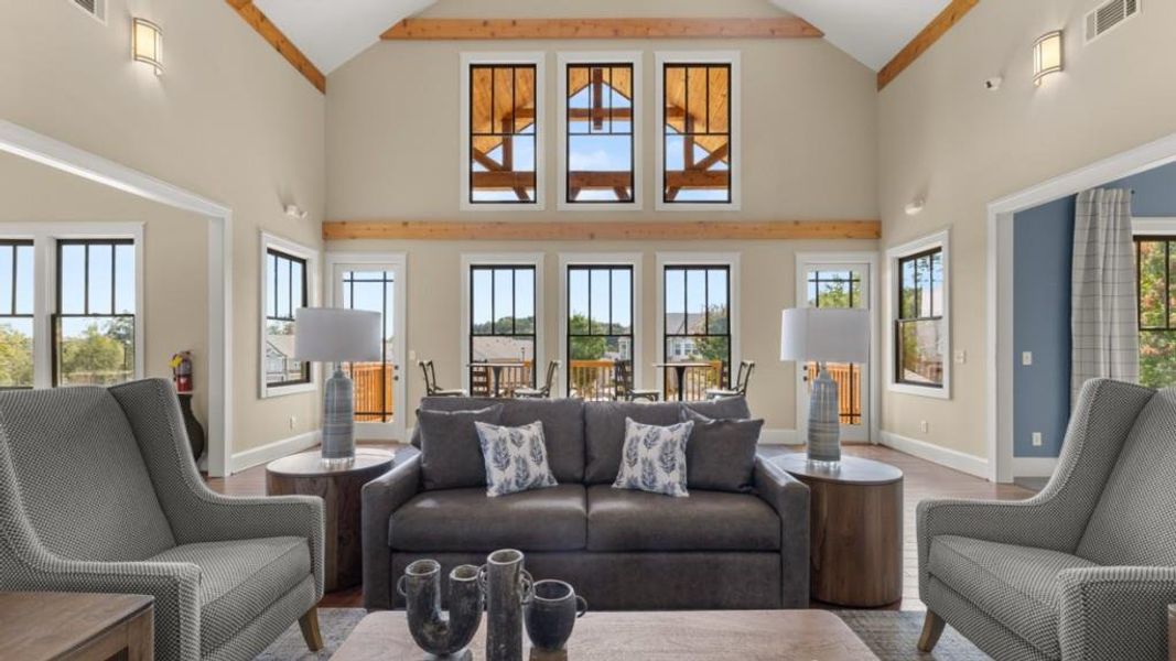 Furnished interior view inside a new home in Mountain Park, Dahlonega (Image 17). Furnished interior view inside a new home in Mountain Park, Dahlonega (Image 17).