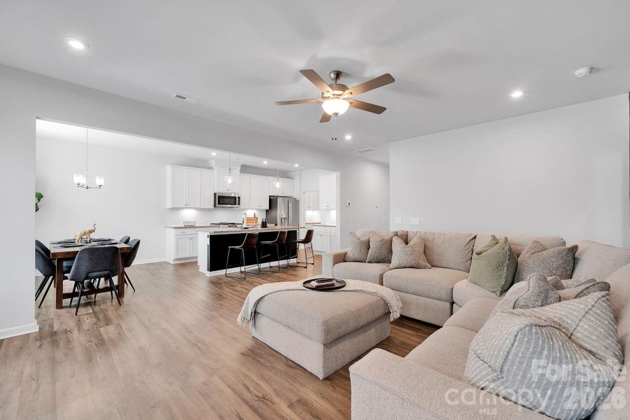 Furnished interior view inside a new home in Clairmont, Charlotte (Image 34). Furnished interior view inside a new home in Clairmont, Charlotte (Image 34).