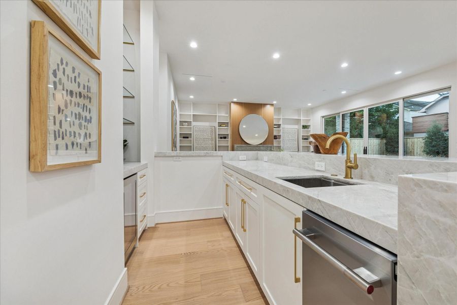 Furnished interior view inside a new home in , West University Place (Image 18).
