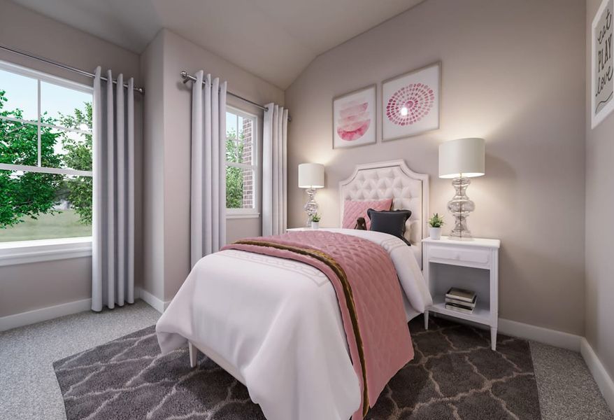 Representative furnished interior of a home built from the Lillian by Tri Pointe Homes in View at the Reserve, Mansfield (Image 9). Representative furnished interior of a home built from the Lillian by Tri Pointe Homes in View at the Reserve, Mansfield (Image 9).