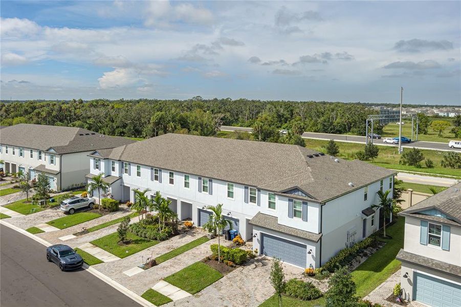 Front exterior of a new home in , Palmetto, FL, highlighting curb appeal (Image 19).
