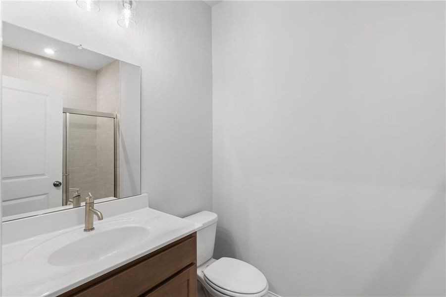 Furnished interior view inside a new home in Sierra Creek, Hoschton (Image 40).