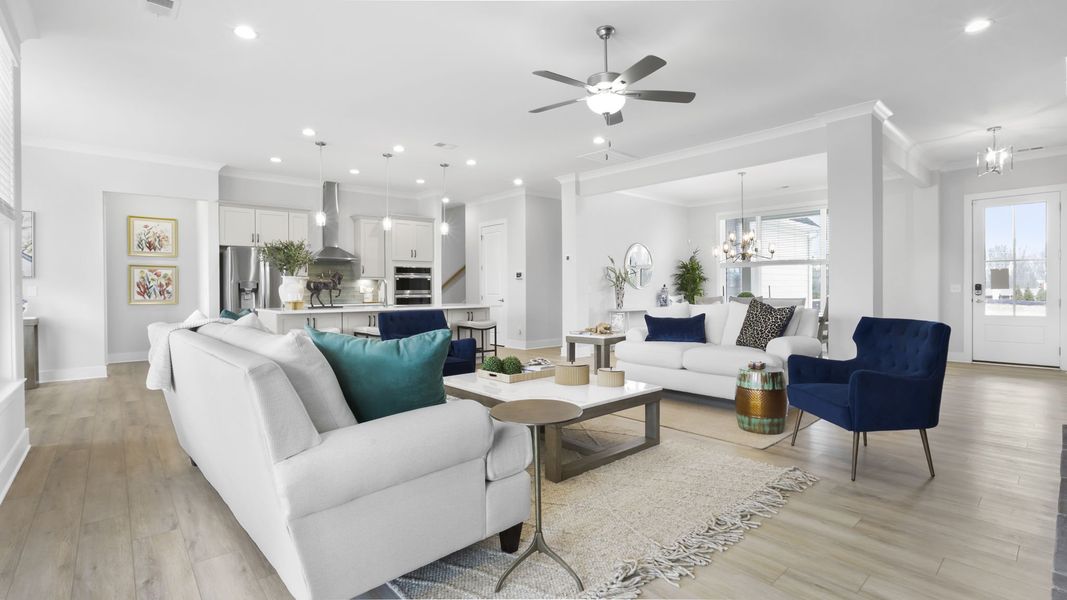 Furnished interior view inside a new home in Pinebrook, Woodruff (Image 15). Furnished interior view inside a new home in Pinebrook, Woodruff (Image 15).