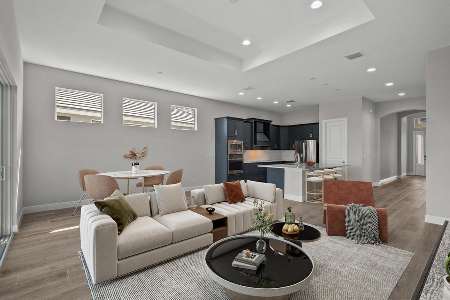 Furnished interior view inside a new home in , Port St. Lucie (Image 9).