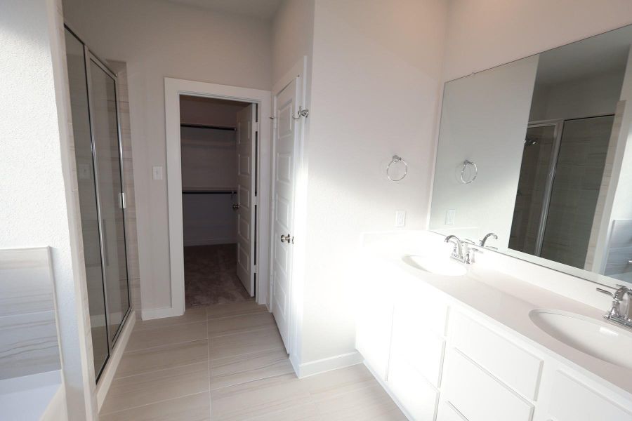 Furnished interior view inside a new home in Mason Woods, Cypress (Image 10).