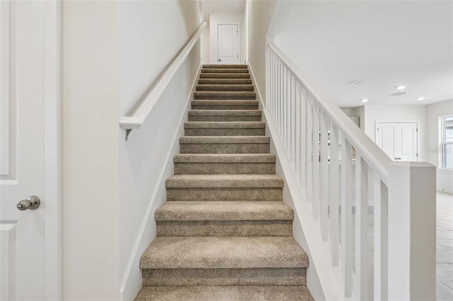 Spacious, unfurnished interior of a new home in Cyrene at Harmony, St. Cloud (Image 24). Spacious, unfurnished interior of a new home in Cyrene at Harmony, St. Cloud (Image 24).