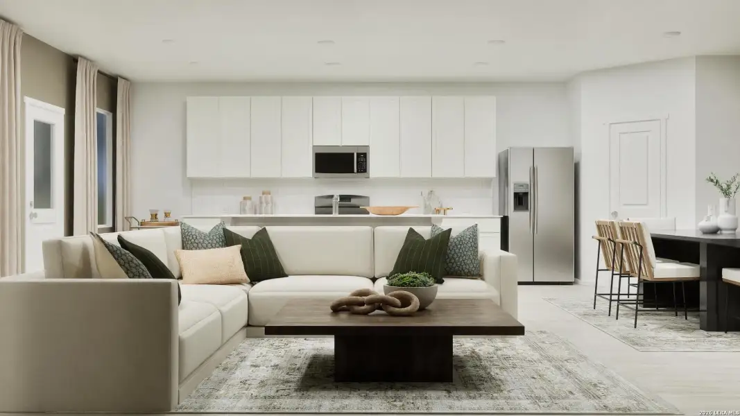Furnished interior view inside a new home in Stone Garden, Elmendorf (Image 10).