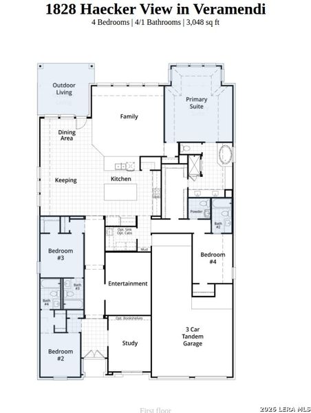 2D floor plan layout of this home in Veramendi, New Braunfels, TX (Image 3). 2D floor plan layout of this home in Veramendi, New Braunfels, TX (Image 3).